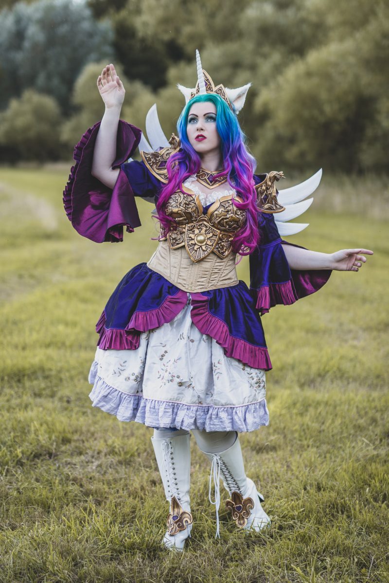 Princess Celestia signed cosplay print