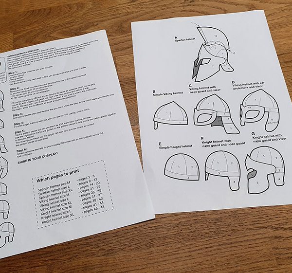Helmet pattern collection