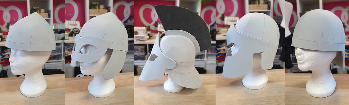 New Cosplay Crafting Pattern Set For EVA Foam Helmet Pretzl Cosplay