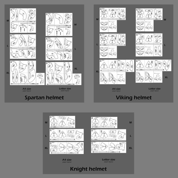 Helmet pattern collection