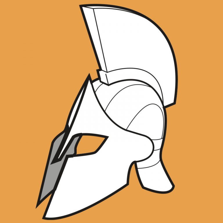 Spartan helmet pattern - Pretzl Cosplay