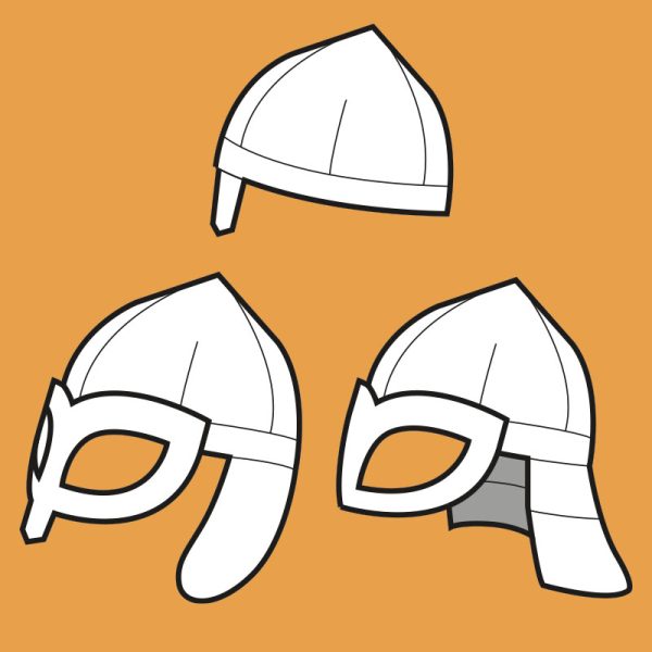 Viking helmet pattern