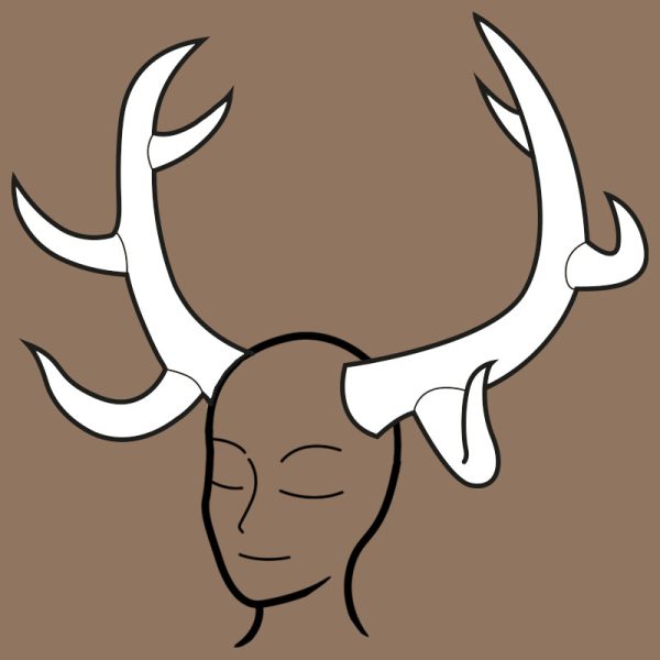 Deer antlers pattern