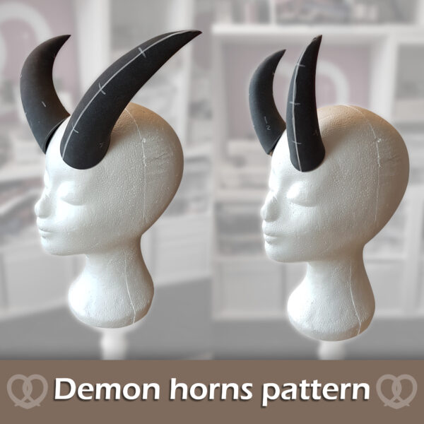 Demon horn pattern – 2 sizes!