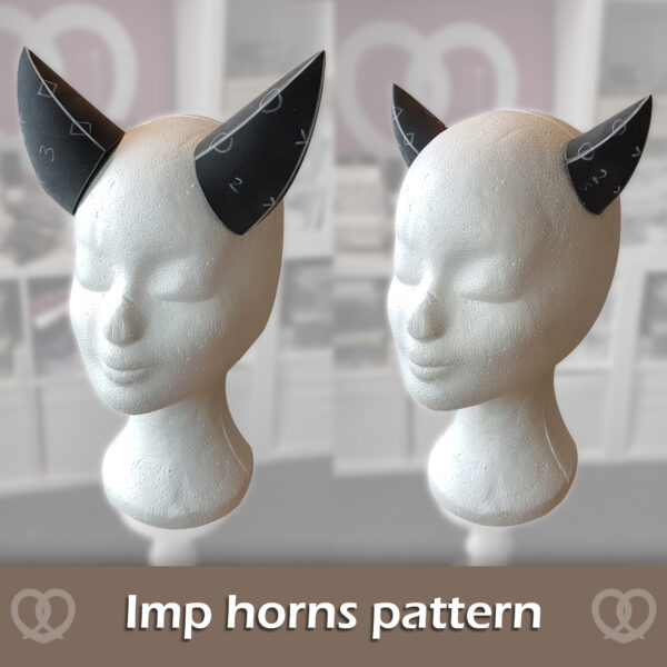 Imp horn pattern – 2 sizes!