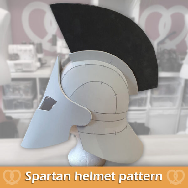 Spartan helmet pattern