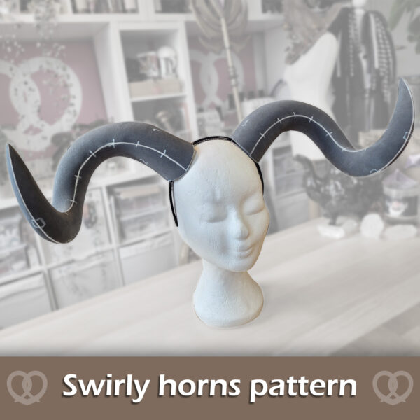 Swirly horn pattern
