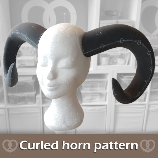 Curled horn pattern