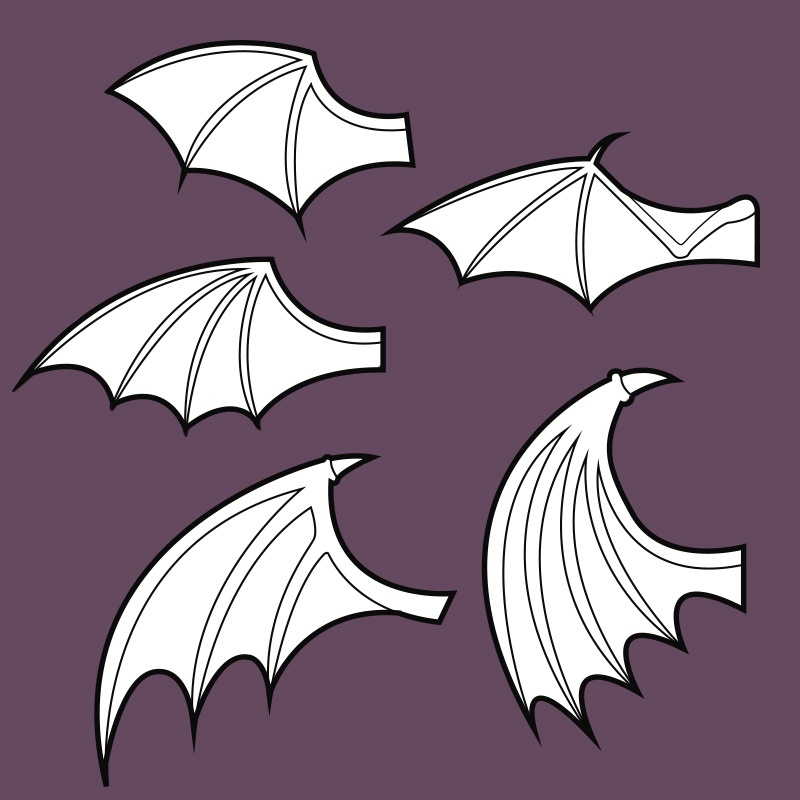 bat wings