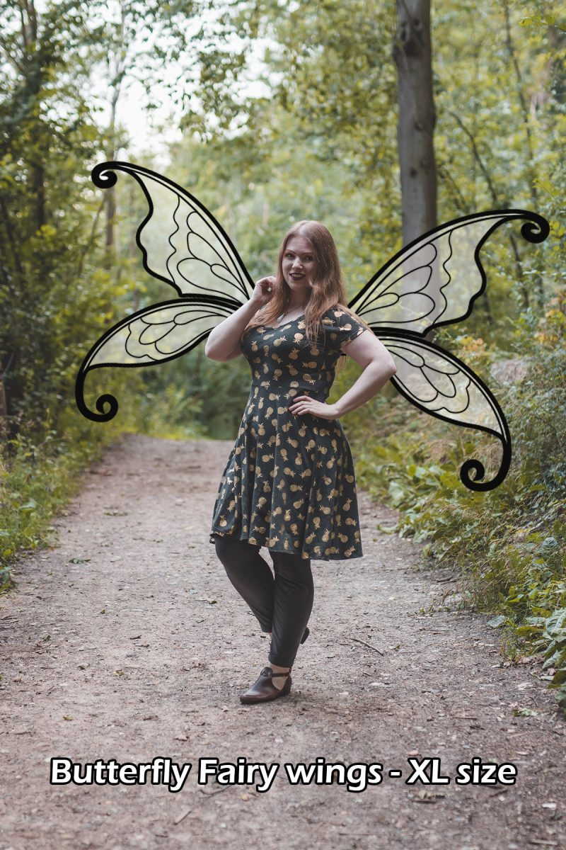 Fairy wings template collection - 5 wing shapes - Image 3
