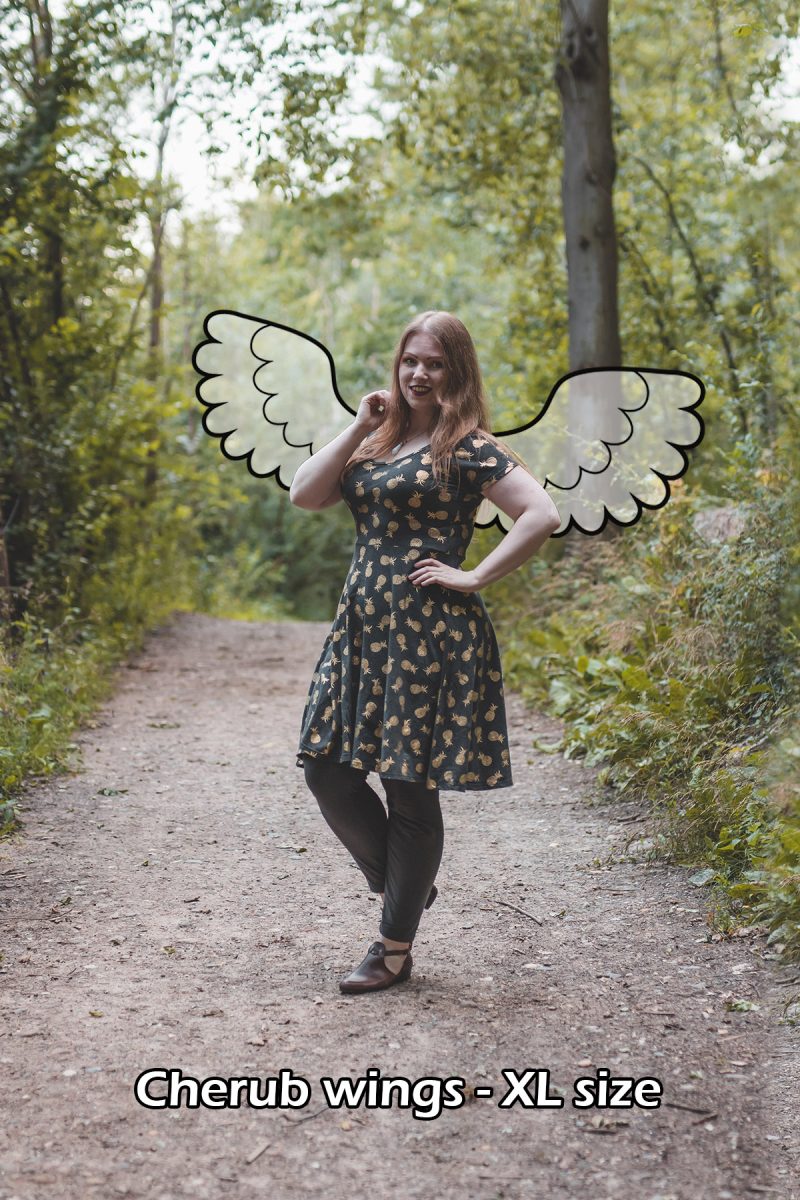 Feathered wings template collection - 5 wing shapes - Image 6