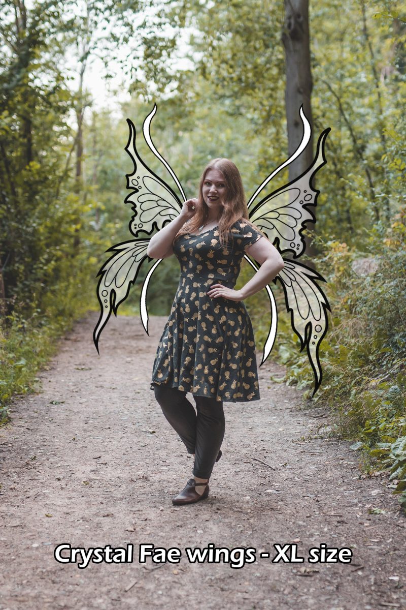 Fairy wings template collection - 5 wing shapes - Image 4