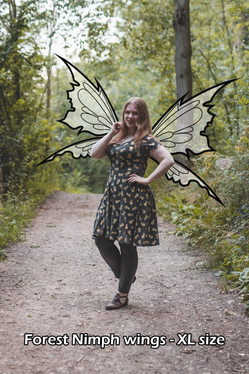 Fairy wings template collection - 5 wing shapes - Image 6