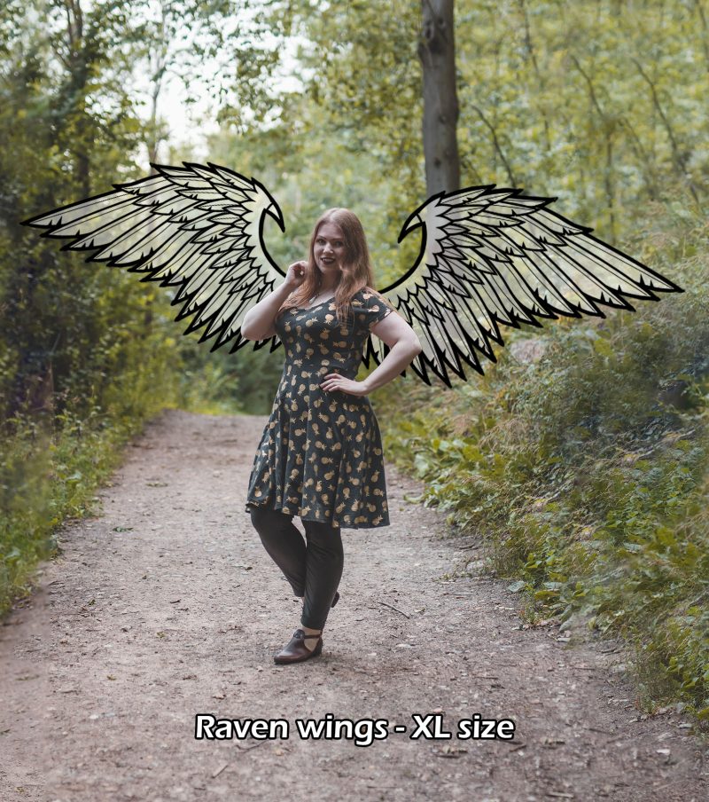 Epic feathered wings template collection - 5 wing shapes - Image 5