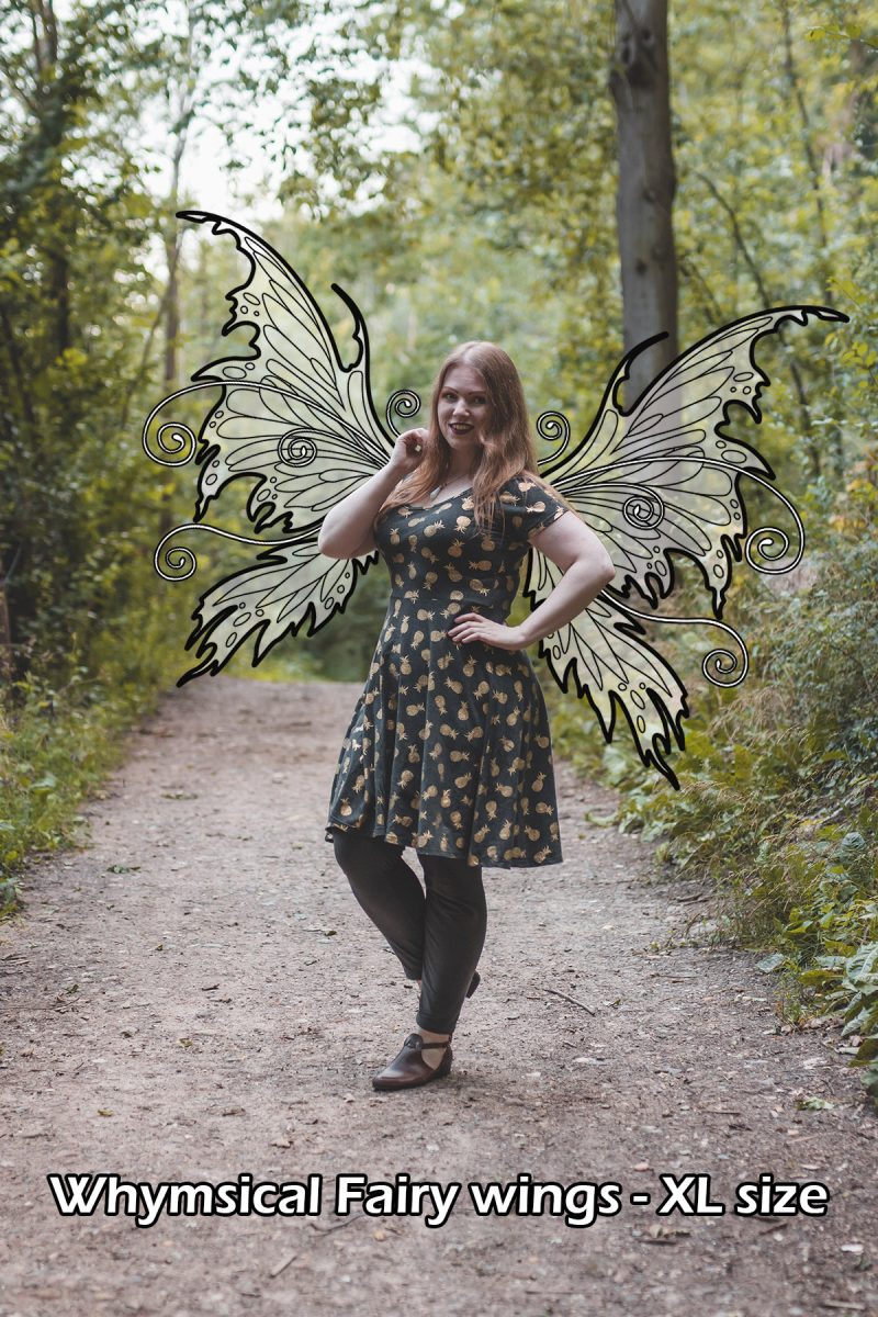 Fairy wings template collection - 5 wing shapes - Image 2
