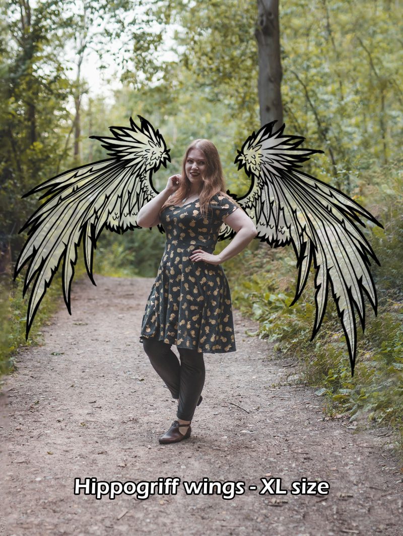 Epic feathered wings template collection - 5 wing shapes - Image 2