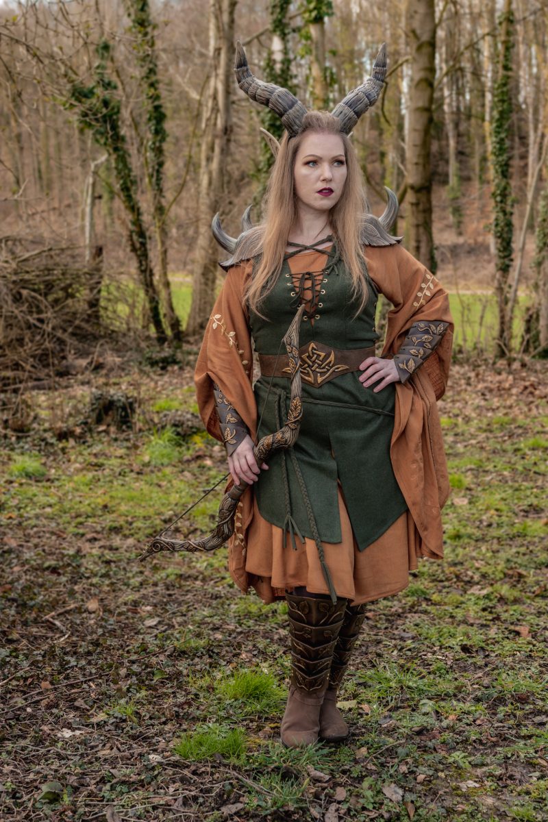 Woodelf lace up tunic sewing pattern - Image 3