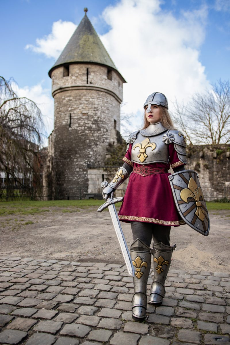 Knight signed cosplay print