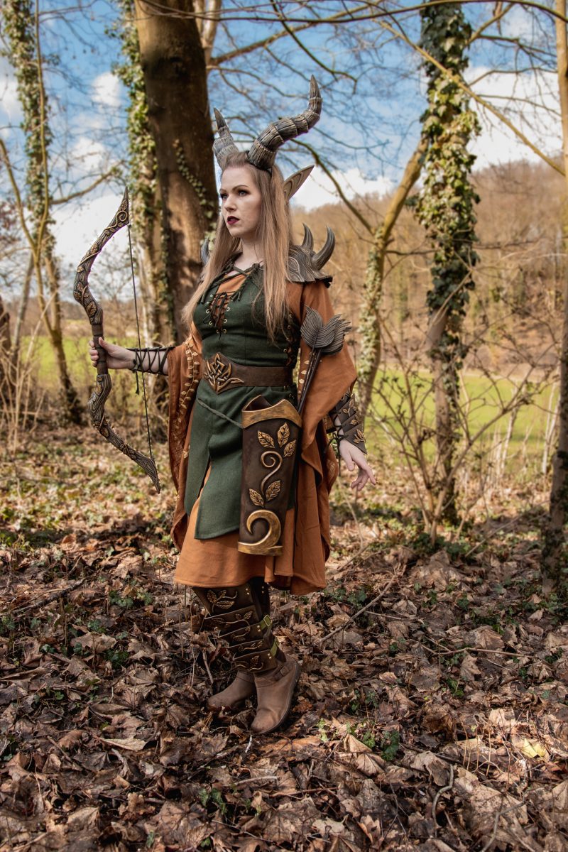 Woodelf signed cosplay print