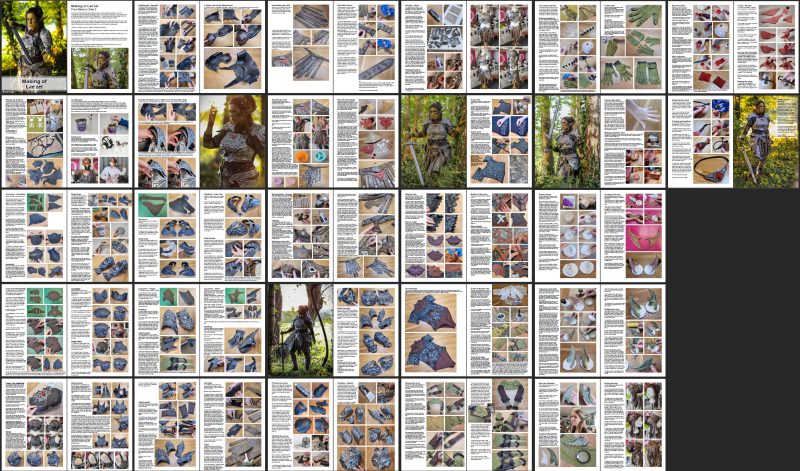 Lae'zel cosplay armor patterns and tutorial - Image 3