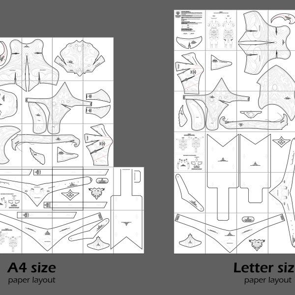 Lae’zel cosplay armor patterns and tutorial