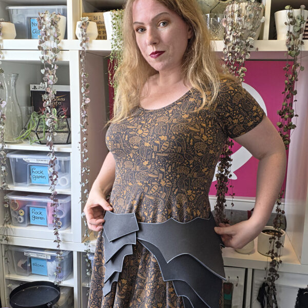 Dragon hip armor pattern