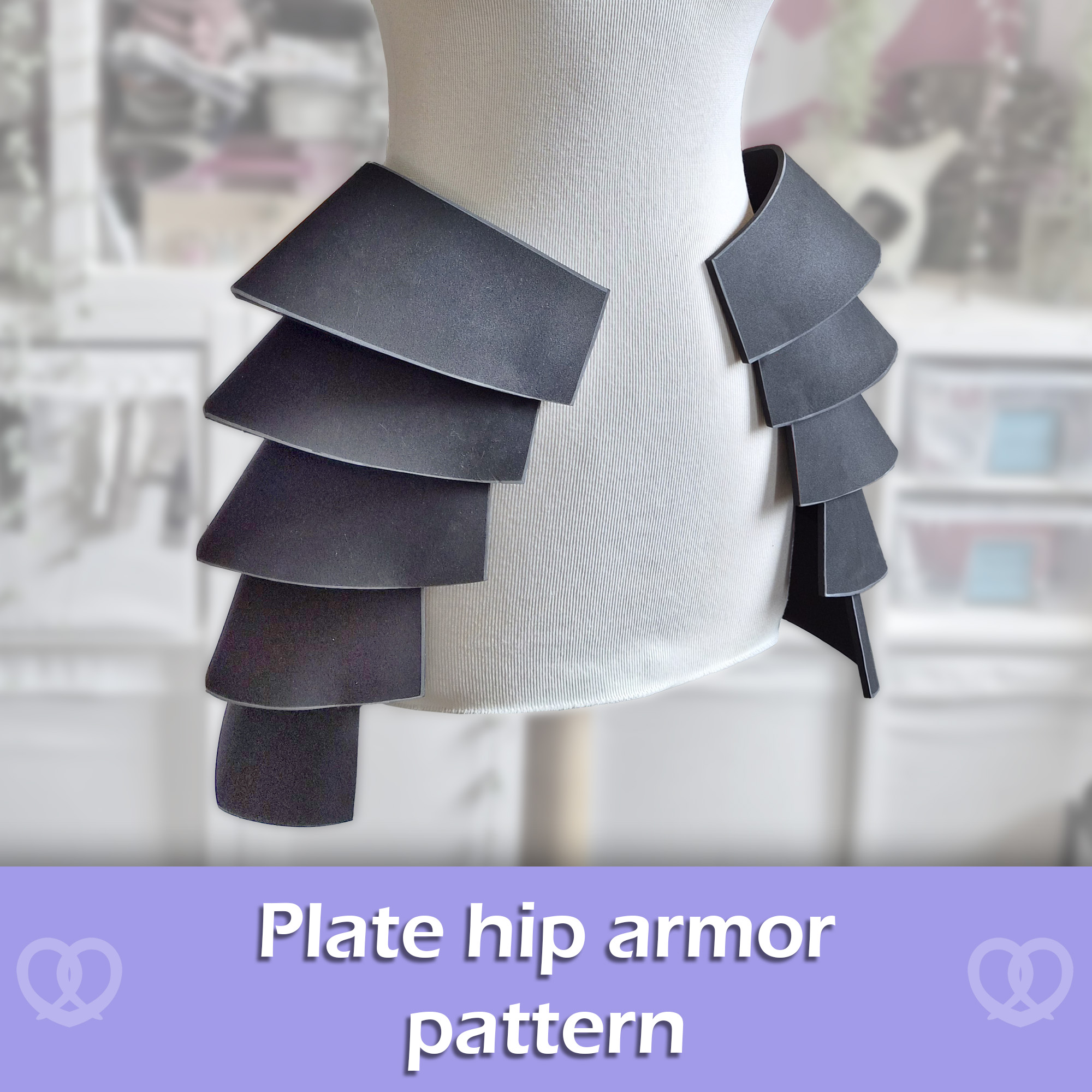 Hip armor pattern collection - 8 patterns - Image 2