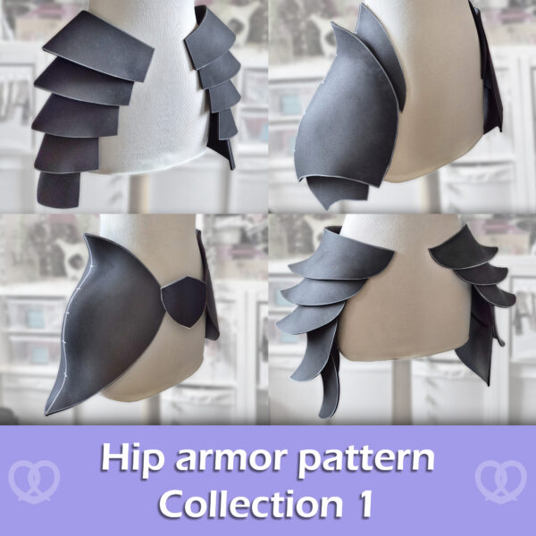 Hip armor pattern collection part one – 4 patterns