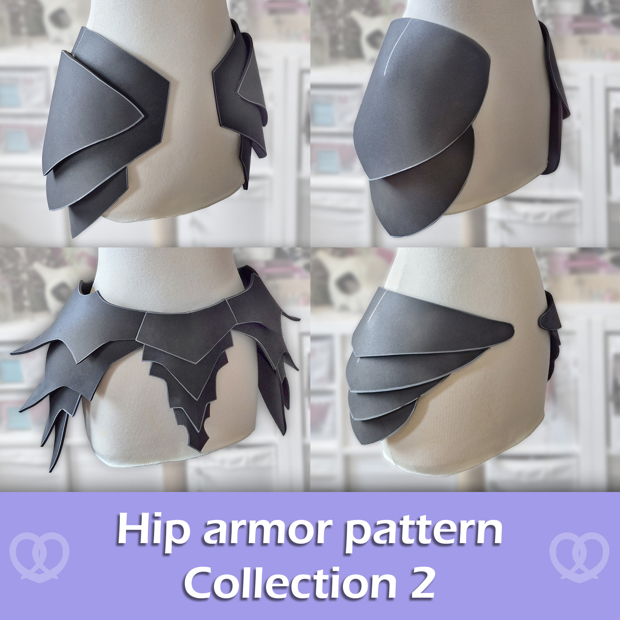 Hip armor pattern collection part two - 4 patterns