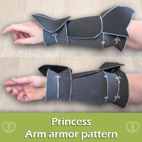 Princess arm armor pattern