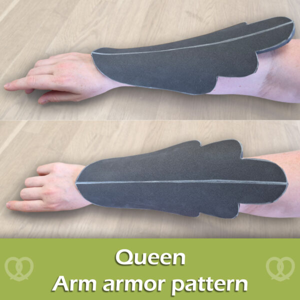 Queen arm armor pattern