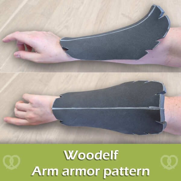 Woodelf arm armor pattern