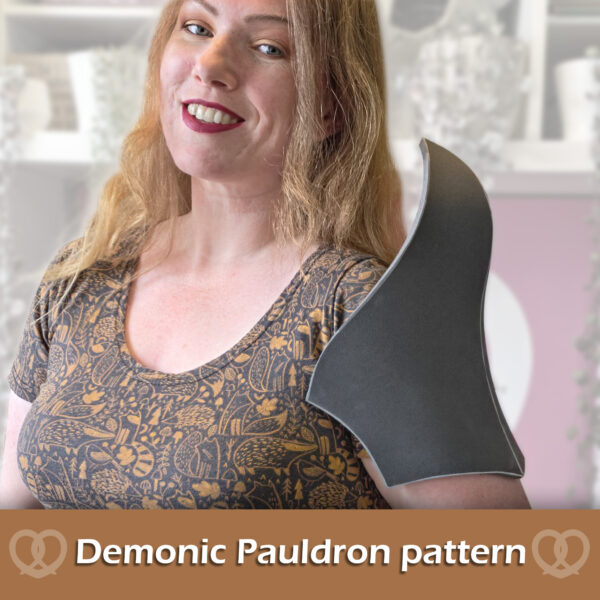 Demonic shoulder armor pattern