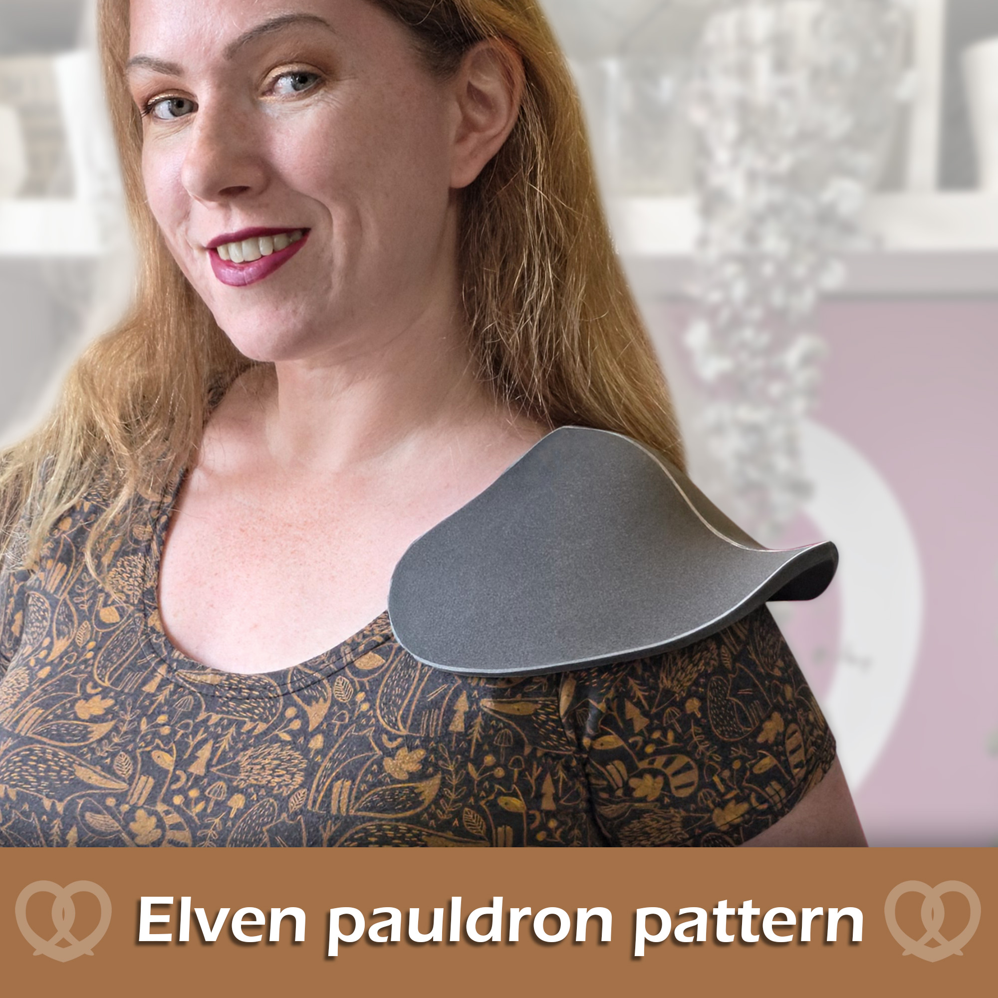 Elven shoulder armor pattern