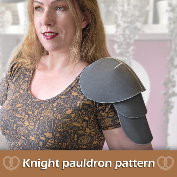 Knight shoulder armor pattern