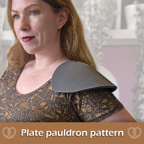 Plate shoulder armor pattern