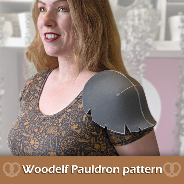 Wood elf shoulder armor pattern